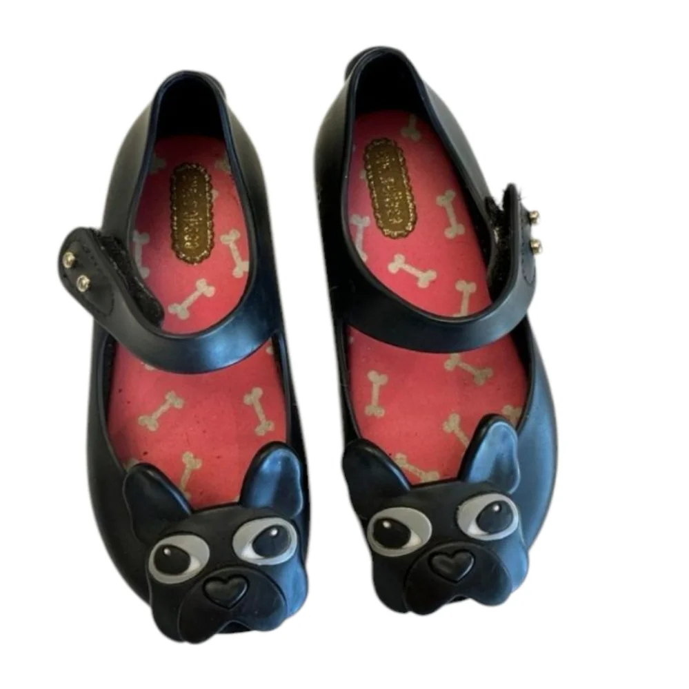 Mini Melissa Ultragirl Black Frenchie Shoes